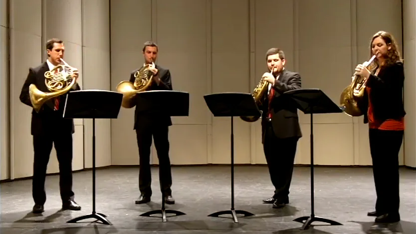 The Orion Horn Quartet performing Pachelbel's Canon in D